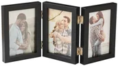 Ramki na zdjęcia - Ramka na trzy zdjęcia 13x18 czarna na zawiasach, Prezent, pamiątka - miniaturka - grafika 1