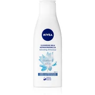 Mleczka do demakijażu - Nivea - Cleansing Milk Vitamin E Lotus - Łagodne mleczko oczyszczające z witaminą E i ekstraktem z kwiatu lotosu - 200 ml - miniaturka - grafika 1