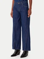 Spodnie damskie - Guess Jeans Jeansy W5BA2T D002A Niebieski Wide Leg - miniaturka - grafika 1