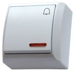 Ospel Bis łącznik dzwonkowy ŁN-6BS/00 ŁN-6BS/00 - Wyłączniki światła i elektryczne - miniaturka - grafika 1