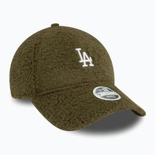 Czapka z daszkiem damska New Era Borg 9FORTY Los Angeles Dodgers dark green WYSYŁKA W 24H 30 DNI NA ZWROT - Czapki damskie - miniaturka - grafika 1