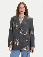 Marynarki i żakiety damskie - ViCOLO Marynarka TF0108 Szary - miniaturka - grafika 1