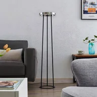 Lampy stojące - Lucande Seppe lampa stojąca LED, nikiel - miniaturka - grafika 1