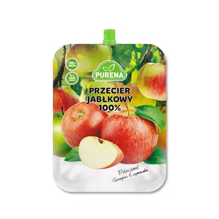 Purena Przecier jabłkowy 100% Purena, 350g - Zdrowa żywność - miniaturka - grafika 1
