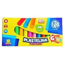Plastelina Astra 12 kolorów - Masy plastyczne - miniaturka - grafika 1