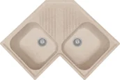 Zlewozmywaki - Zlew PLADOS ATLANTIC JASNY BEŻ (avena 94) (FTA832094) - miniaturka - grafika 1