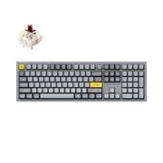 Klawiatury - Keychron Q6 QMK Silver Gray Gateron G Pro Brown Fully Assembled Knob Q6-N3 srebrna - miniaturka - grafika 1