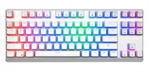 VOLCANO LANPARTY BIAŁA RGB (BRĄZOWY PRZEŁĄCZNIK OUTEMU) - Klawiatury - miniaturka - grafika 1
