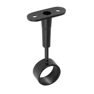 Meble modułowe i akcesoria - Uchwyt dystansowy regulowany przelotowy do drążka szafy Tris Black śr. 25 mm czarny FI25 - miniaturka - grafika 1