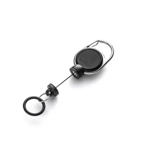 Mechanizm ściągający z uchwytem na płyn do dezynfekcji DURABLE czarny 836901 1szt. - Identyfikatory - miniaturka - grafika 1