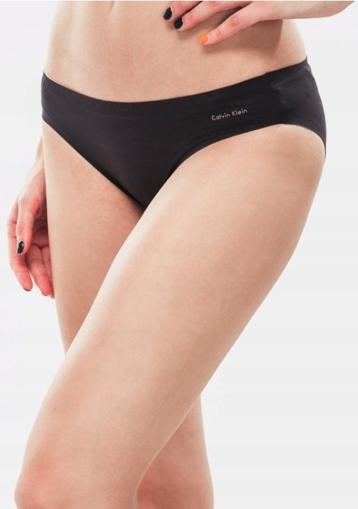 CALVIN KLEIN MAJTKI DAMSKIE CZARNE GŁADKIE BASIC XS 2A2D1_B* TIA