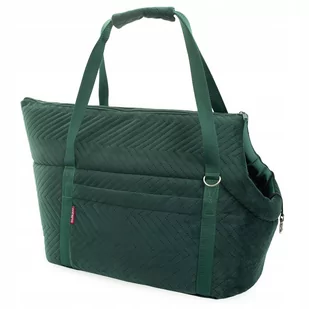 Boutiquezoo TRANSPORTER Torba podróżna dla Psa Kot Nosidełko Szary Velvet M BTQZ-NOSIDELKO-SZARY-VELVET-002 - Sprzęt podróżny i transportery dla psów - miniaturka - grafika 2