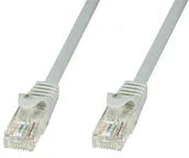 Kable miedziane - Techly ICOC U6-6U-005T - kabel sieciowy (0,5 m, Cat6, U/UTP (UTP), RJ-45, RJ-45, szary) - miniaturka - grafika 1