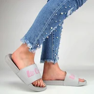 Klapki i japonki damskie - Lee Cooper LCW-24-42-2486 klapki damskie basenowe sportowe - miniaturka - grafika 1