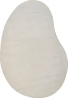 Dywany - BELIANI Dywan beżowy z wiskozy 160 x 230 cm o nieregularnym kształcie nowoczesny - miniaturka - grafika 1