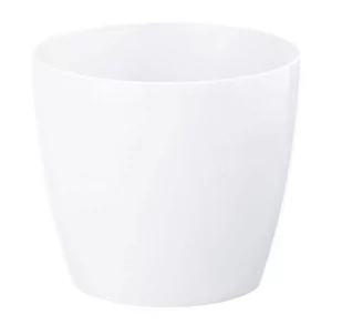 LAMELA Osłonka plastikowa Magnolia biała 13,5 cm - Donice - miniaturka - grafika 1