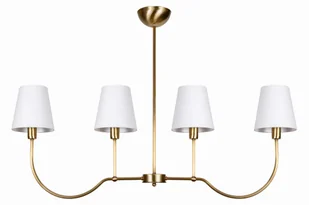 Lampa wisząca 4-punktowa z mosiadzu w stylu Modern Farmhouse - Lampy sufitowe - miniaturka - grafika 1