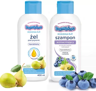 Żel pod prysznic i szampon owocowy BAMBINO RODZINA - Szampony do włosów - miniaturka - grafika 1