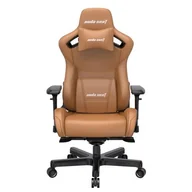 Fotele gamingowe - Anda Seat Kaiser 2 XL Gamingowy do 200kg Skóra ECO Brązowy - miniaturka - grafika 1
