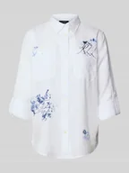 Koszule damskie - Bluzka koszulowa z listwą guzikową model ‘RIMNAN’ - miniaturka - grafika 1