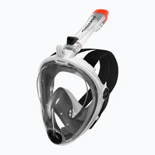 Maska pełnotwarzowa do snorkelingu AQUA-SPEED Spectra 2.0 biała/czarna - Maski do nurkowania - miniaturka - grafika 1