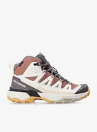 Buty zimowe męskie - Buty turystyczne damskie Salomon X Ultra 360 Edge Mid GTX - burlwood/vanilla - miniaturka - grafika 1