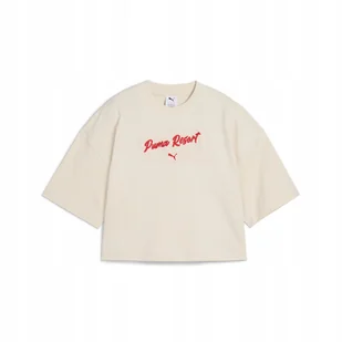 PUMA KOSZULKA PREMIUM ESS OVERSIZED GRAPHIC 62977687 r L - Koszulki i topy damskie - miniaturka - grafika 1
