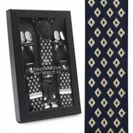 Dodatki do ubrań - SZELKI do Spodni Męskie w Pudełku PREMIUM Mocne Elastyczne od S do XXL - miniaturka - grafika 1