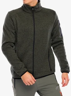 Polar CMP Perl Jacket Knitted - olive/nero - Bluzy sportowe męskie - miniaturka - grafika 1