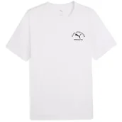 Koszulki sportowe męskie - Koszulka męska Puma Class Graphic Tee Rozmiar: L / Kolor: biały - miniaturka - grafika 1