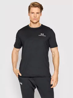 Koszulki sportowe męskie - Under Armour Koszulka techniczna Ua Rush Energy 1366138 Czarny Loose Fit - grafika 1