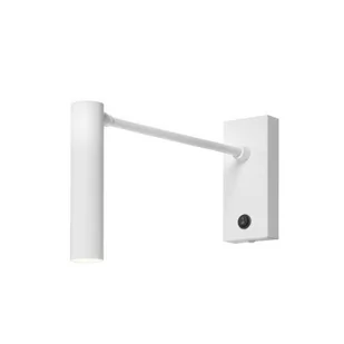 Kaspa Ledowa lampa ścienna ROLL 50714101 kinkiet 4W 3000K ruchomy biały - Lampy ścienne - miniaturka - grafika 1