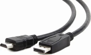Kabel Gembird DisplayPort - HDMI 1.8m czarny - Kable komputerowe i do monitorów - miniaturka - grafika 1