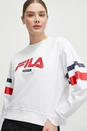 Bluzy damskie - Fila bluza damska kolor biały z nadrukiem - miniaturka - grafika 1