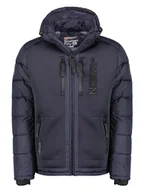 Kurtki męskie - Geographical Norway Kurtka zimowa "Beachwood" w kolorze granatowym - miniaturka - grafika 1