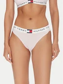 Majtki damskie - Tommy Hilfiger Figi klasyczne UW0UW06038 Różowy - miniaturka - grafika 1