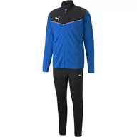 Spodnie sportowe męskie - Dres Puma Individual Rise, Niebieski, Mężczyźni - miniaturka - grafika 1