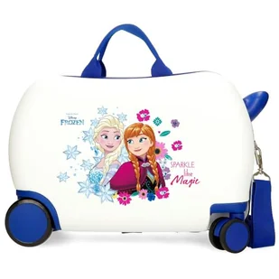 Joumma Disney Sparkle Like Magic Walizka Dziecięca Biała 45 x 31 x 20 cm Twardy ABS 24,6L 1,8 kg 4 koła Bagaż Ręczny, biała, walizka dziecięca - Walizki - miniaturka - grafika 1