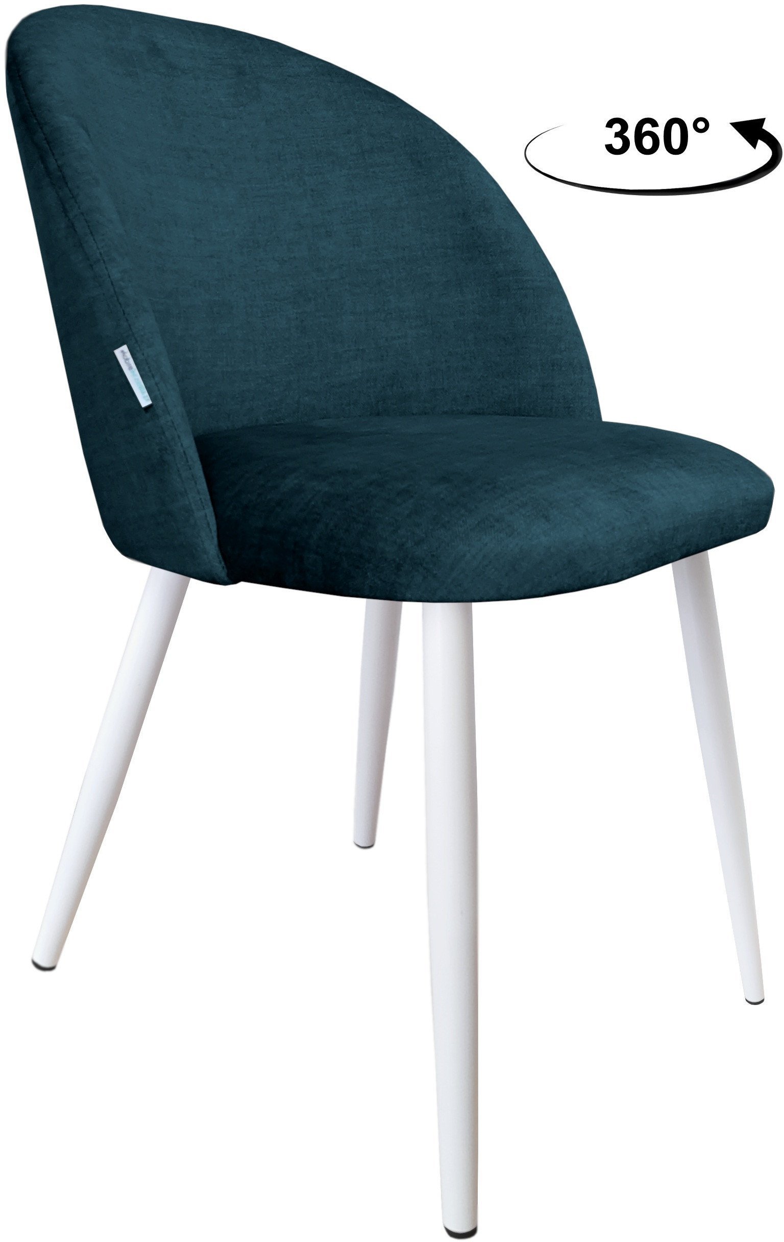 Krzesło obrotowe Colin podstawa biała Vogue 13