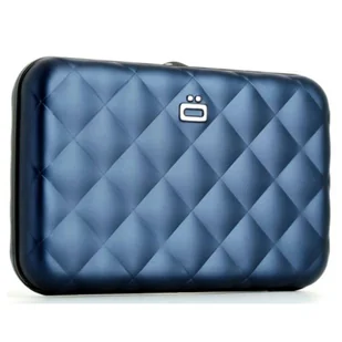 Portfel pikowany na karty Ogon Design Quilted Button - navy blue - Portfele - miniaturka - grafika 4