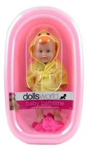 Dolls World Lalka Bobas Baby Bathtime 25 cm - Lalki dla dziewczynek - miniaturka - grafika 2