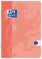 Zeszyty szkolne - Oxford Zeszyt TOUCH PASTEL A5 60k 90g kratka z marginesem koral 400151700 400151700 - miniaturka - grafika 1