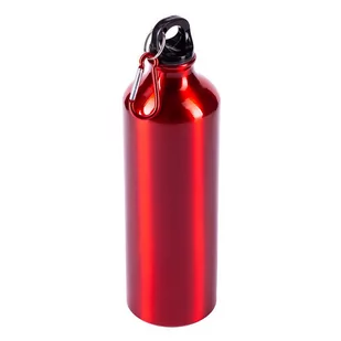 Bidon aluminiowy Easy Tripper 800 ml, czerwony - Shakery i bidony sportowe - miniaturka - grafika 1