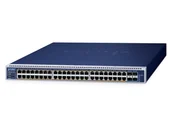 Switche - PLANET L3 48-Port 10/100/1000T 95W 802.3bt PoE + 4-Port 10G SFP+ Managed Switch Zarządzany Gigabit Ethernet (10/100/1000) Obsługa PoE 1U Niebieski GS-6322-48UP4X - miniaturka - grafika 1