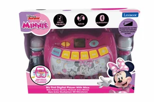 Lexibook, Głośnik Bluetooth Myszka Minnie Z Dwoma Mikrofonami, Efektami Świetlnymi Oraz Akumulatorem W Zestawi - Zabawki interaktywne dla dzieci - miniaturka - grafika 1