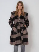 Kurtki damskie - Steve Madden Płaszcz przejściowy w kolorze czarno-szarobrązowym - miniaturka - grafika 1