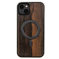 Etui i futerały do telefonów - Drewniane Etui Bewood iPhone 14 Plus Ziricote MagSafe - miniaturka - grafika 1