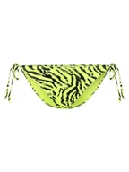 Majtki damskie - Calvin Klein Damskie figi bikini Kobiety żółty|czarny|zielony wzorzysty, M - miniaturka - grafika 1