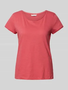 T-shirt o kroju regular fit z czystej bawełny - Koszulki i topy damskie - miniaturka - grafika 1