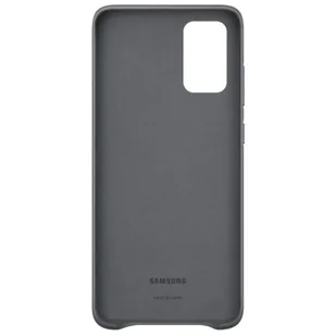 Samsung Etui Leather Cover Gray do Galaxy S20+ - Etui i futerały do telefonów - miniaturka - grafika 1